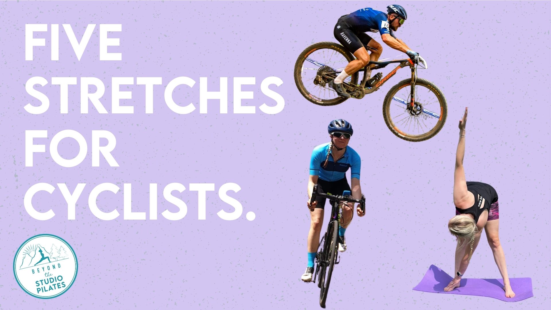 Download my FREE 5 essential stretches for Cyclists